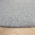 thumbnail image 3 of SAFAVIEH River Randa Solid Polyester Area Rug, Grey/Ivory, 6'7" x 6'7" Round, 3 of 8
