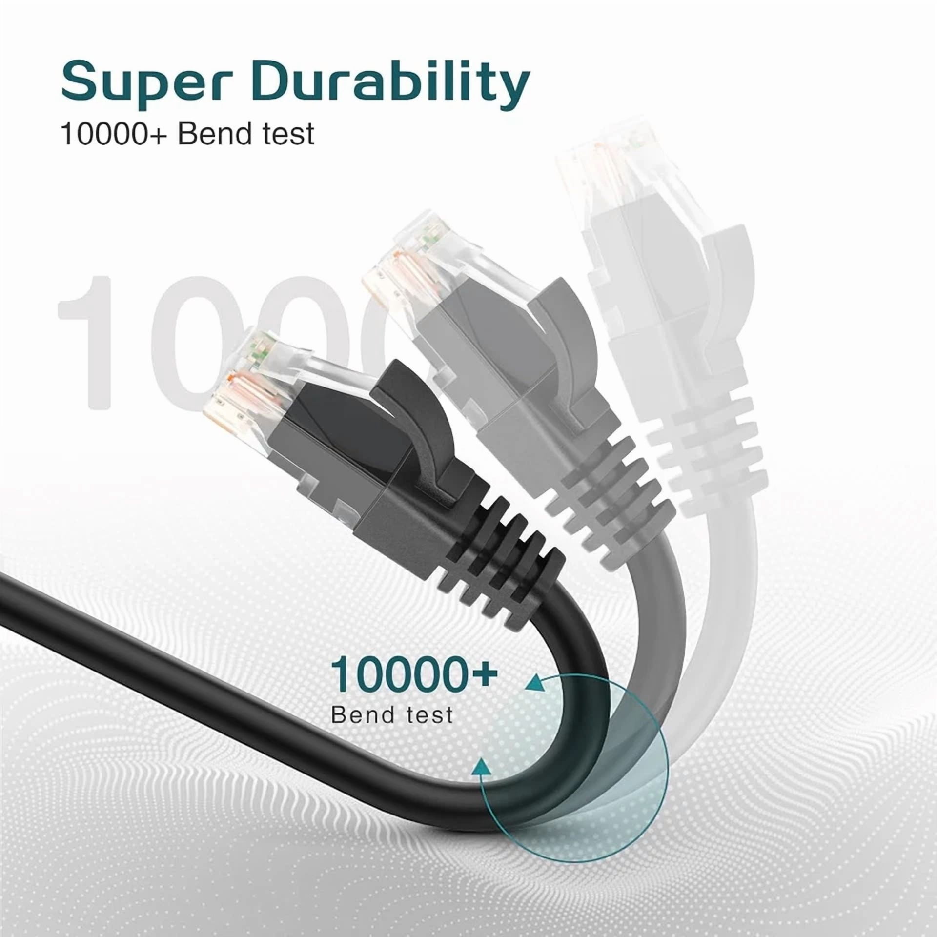 BUTTERFLY- Ercielook Ethernet Cable 0.5 Ft 2 Pack - Cat 6 High Speed Network 0.5Ft