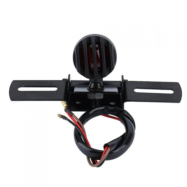 Lámpara De Freno Trasero De Motocicleta, Carcasa Negra, Luz Trasera De Motocicleta, Alto Brillo, Multifuncional, A Prueba De Herrumbre Para Modificación