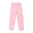 thumbnail image 3 of Gyexs Girls Wide Leg Jeans Heart Embroidered Denim Pants Waterproof Cargo Trousers Lounge Joggers Trousers Teen Girl Clothes Pink 11-12 Years, 3 of 7