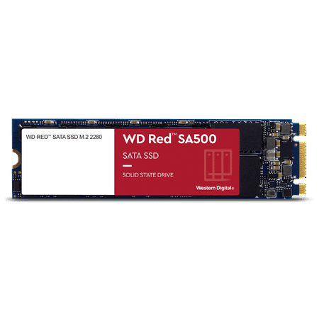 Western Digital 2TB WD Red SA500 NAS SATA SSD, Internal M.2 2280 Solid State Drive - WDS200T1R0B