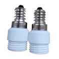 thumbnail image 2 of 2 adaptadores de bombilla E14 a G9, convertidores de base de bombilla, herramienta profesional para el hogar, fácil instalación, conversión de, 2 of 8