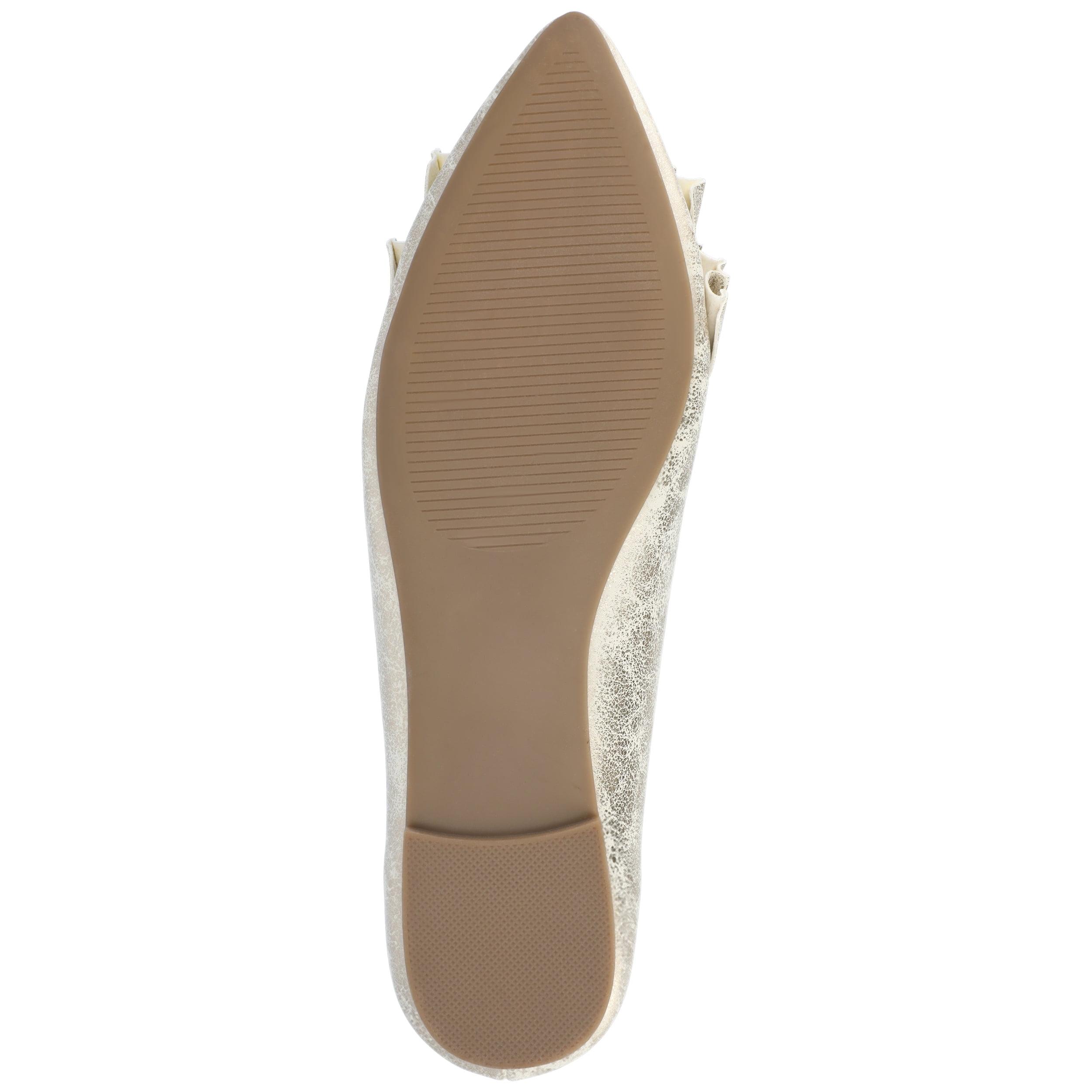 Journee Womens Judy Slip On Pointed Toe Ballet Flats, Widths Available