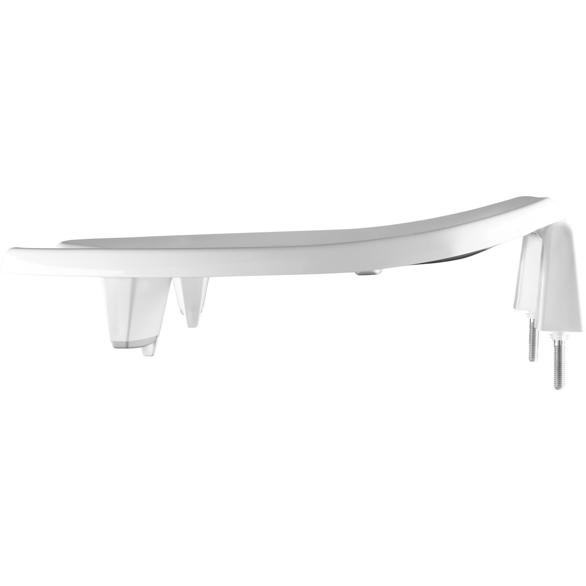 BEMIS 3L2155T-000 Toilet Seat, Without Cover, Plastic, Elongated, White