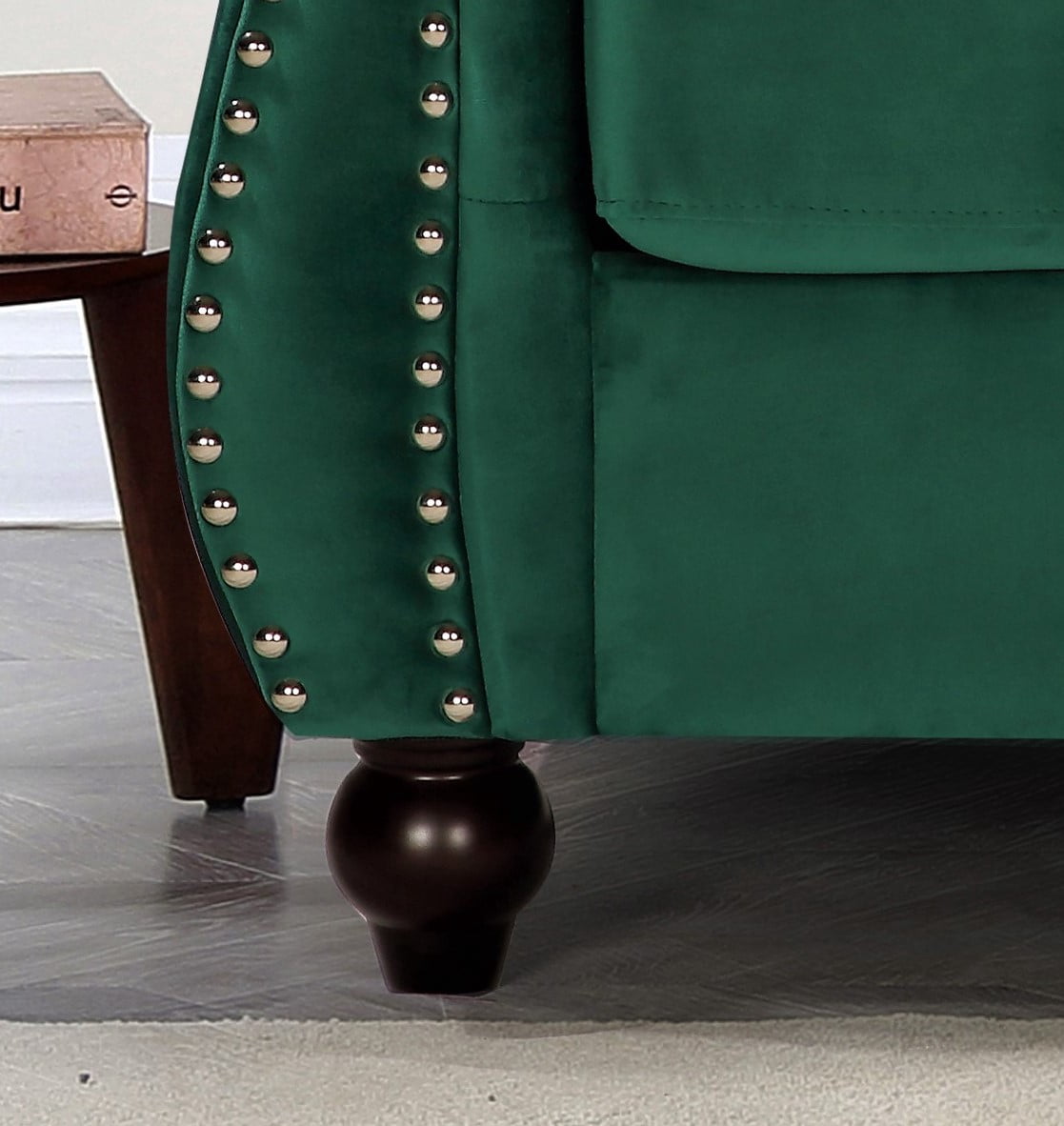 Fender 40.6'' Wide Tufted Velvet Chesterfield Chair