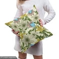 thumbnail image 5 of Ambesonne Floral Fabric by the Yard Upholstery, Flowers on Cream Background, 10 Yards, Cream Multicolor, 5 of 5