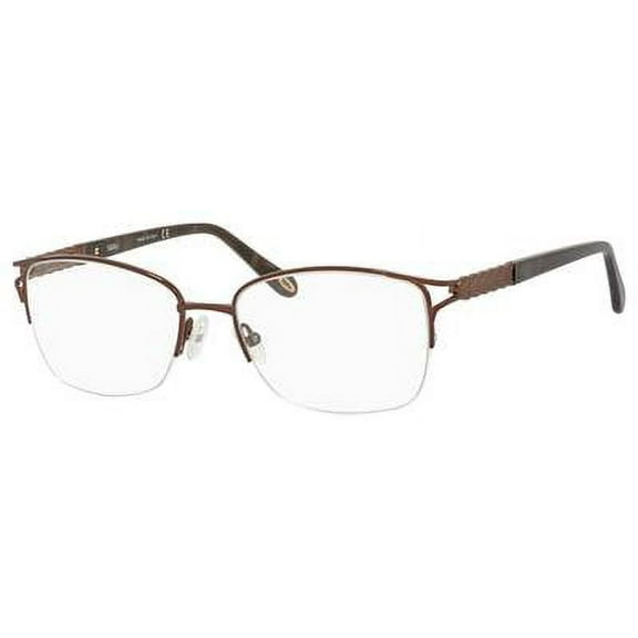 Emozioni 4377 009Q 00 Women's Brown Half Rim Frame Eyeglasses