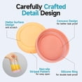 thumbnail image 4 of 【12 Piece】Regular Mouth Mason Jar Lids, Multi Color Plastic Lids for Mason Jars with Silicone Rings for Ball, Kerr and More, Thickened Leak-Proof Canning Lids Regular Mouth, 4 of 5