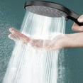 Shower Head with Handheld High Pressure Filter 5 Spray Modes Body
