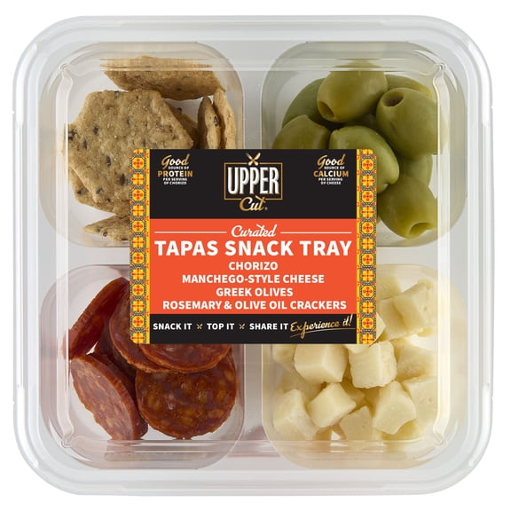 Upper Cut Chorizo Tapas Snack Tray, 7.6oz, Ready to Eat, Refrigerated