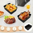 thumbnail image 6 of 2Pcs/1Pcs Air Fryer Silicone Liners for Ninja SL400 SL401 Stack XL Basket Reusable AirFryer Baking Tray Airfryer Accessories, 6 of 9