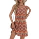 thumbnail image 1 of Vestido de playa BKRIVE Tropical Vacation Swing con ojales florales, 2XL, 1 of 5