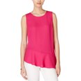 thumbnail image 1 of maison Jules Blusa de punto asimétrica para mujer, púrpura, grande, 1 of 1
