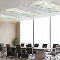 thumbnail image 3 of 3 Pack Eucalyptus Leaves Daisy Fluorescent Light Covers for Ceiling Lights Summer Farmhouses Vintage Magnetic Ceiling Light Covers Overhead Light Filters for Office Classroom Home, 3 of 9