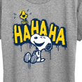 thumbnail image 3 of Peanuts - Ha Ha Graffiti - Women's Short Sleeve Graphic T-Shirt, 3 of 6