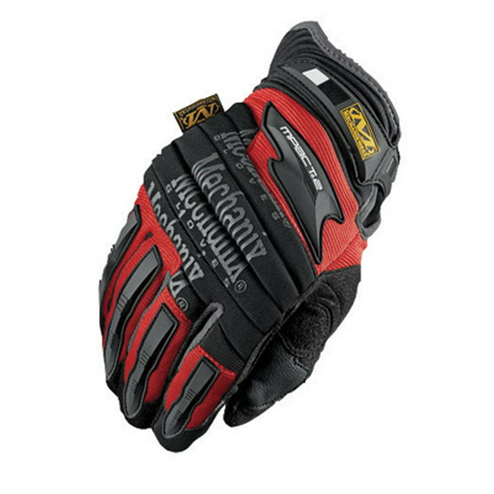 Mechanix Wear Medium Red And Black M-Pact 2 Full Finger Synthetic ...