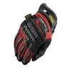 Mechanix Wear Medium Red And Black M-Pact 2 Full Finger Synthetic Leather And Rubber Anti-Vibration Gloves With Neoprene Cuff, EVA Foam Padded Impact Zones, And Rubberized Panels On Thumb, Fingertips