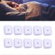 thumbnail image 2 of 10pcs LED Night Light High Brightness Induction Control Plug in Night Light for Bedroom White, 2 of 4