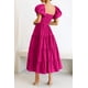 thumbnail image 4 of Vestido PRETTYGARDEN de Manga Abullonada, Cuello Cuadrado, Largo Midi, Talla XL, 4 of 8