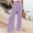 Purple, variant on Linen Pants for Women Tapered Vacation Lounge Pants Vacation Beach Trousers Gaucho Pant Cruise Pants Side Snap Button Sweatpants Summer Pants Tear Away Pants Trousers Pants for Women Red M