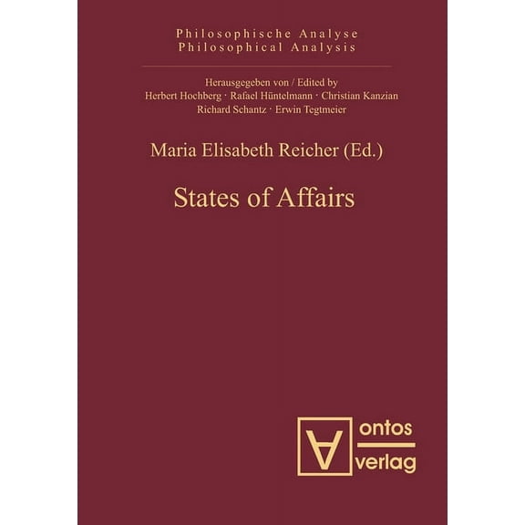 Philosophische Analyse / Philosophical A States of Affairs, Book 30, (Hardcover)