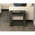 thumbnail image 3 of Safdie & Co. Accent Table Dark Grey With Drawer, 3 of 3