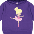 thumbnail image 3 of Inktastic Ballerina, Ballet Girl, Ballet Dance, Blonde Hair Toddler Hoodie, 3 of 4