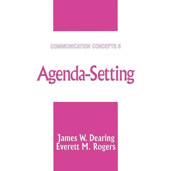 Communication Concepts Agenda-Setting, Book 6, (Paperback)