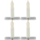 thumbnail image 1 of 4 piezas de velas de té LED, lámpara de vela solar, decoración navideña, velas sin llama, 1 of 5