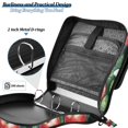 thumbnail image 4 of FORMRS Zipper Binder with Shoulder Strap 2-inch Ring 500 Sheet Capacity File Bag, Red Apple Pattern, 4 of 5
