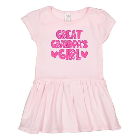 

Inktastic Great Grandpa s Girl Granddaughter Gift Gift Toddler Girl Dress