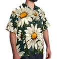 thumbnail image 2 of Daisy Men's Casual Hawaiian Button Down Short Sleeve Summer Beach Printed Shirt, 2 of 6