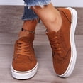 thumbnail image 2 of Oyedens Platform Low Top Fashion Sneakers for Women Girls Casual Flats Canvas Shoes Play Sneakers, 2 of 7