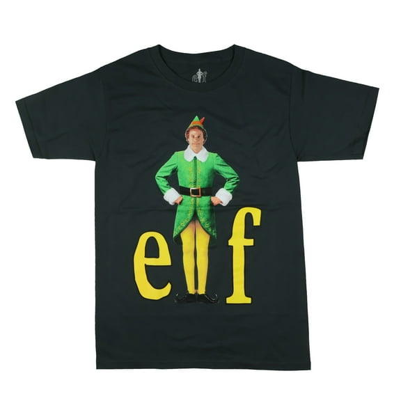 Elf T-Shirt Men's Buddy Movie Logo Design Short Sleeve Adult Tee