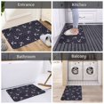 thumbnail image 6 of Front Door Mat Indoor Outdoor Outside Entrance - 16*24in Washable Cute White Anchor Dots Navyblue Thin Bathroom Rugs Fit Under Door, Bath Rugs for Bathroom, Kitchen Rugs Mats for Floor, 6 of 6