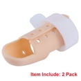 thumbnail image 3 of 2 Piece Plastic Mallet Dip Finger Support Brace Splint Joint Protection Injury, 3 of 5