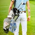 thumbnail image 3 of ONETECH Blue Flowers Golf Accessories and Gifts Microfiber Premium Golf Towel 1PC, 3 of 7