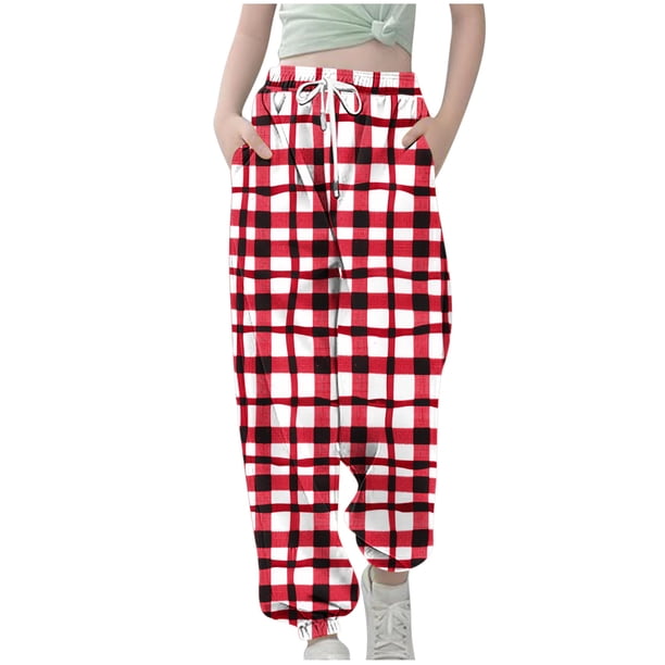 Odeerbi 3-14 Años Niños Niñas Pantalones de Deporte Deportivo Jogger Pantalones Elásticos de La Cintura Con Cordón Joggers Con Bolsillo