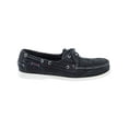 thumbnail image 5 of Sebago Mens Docksides Canvas Boat Shoes in Black, 5 of 5