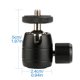 thumbnail image 5 of Inteprter trípode monopié adaptador de cabeza de bola jaula de cámara portátil soporte de zapata fría aleación de aluminio fotografía A0012 Accesorios para fotos A0013, 5 of 6