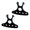 Black, variant on Bicycles Repair Stand Handlebars Holder Durability Structure With Stable Grip Parking Outdoor Maintain Tool
