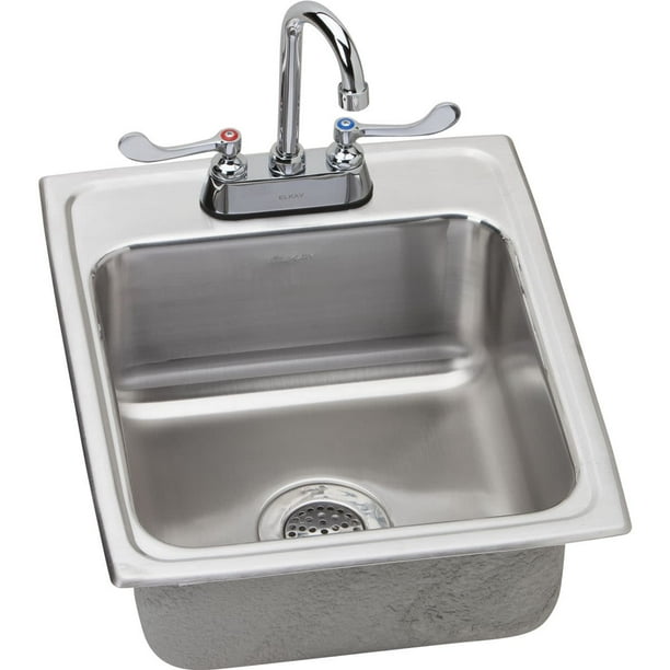 Elkay LRAD172065 Lustertone 17" Single Basin Drop In Stainless Steel