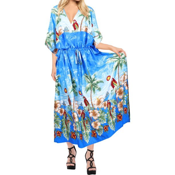 HAPPY BAY Women Beachwear Swimsuit Swimwear Caftan Cover up Loose