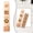 A, variant on Cute Kawaii Pencil Set, Wooden Pencil with Eraser, Includes 10 Adorable Pencils with Cute Designs, Novelty Pencils, for Classroom, Art & Office Supplies, Awards & Incentives, Orange