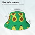 thumbnail image 6 of Kll Cartoon Fruit Bucket Hat For Women Men Packable Travel Beach Sun Hat Outdoor Rave Accessories Reflective Fisherman Cap, 6 of 9