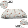 thumbnail image 3 of Flamingo Pet Bed, Exotic Birds on Tropical Motifs Jungle Paradise Hipster Love Romance, Chew Resistant Pad for Dogs and Cats Cushion with Removable Cover, 24" x 39", Dust Salmon Coral, by Ambesonne, 3 of 4
