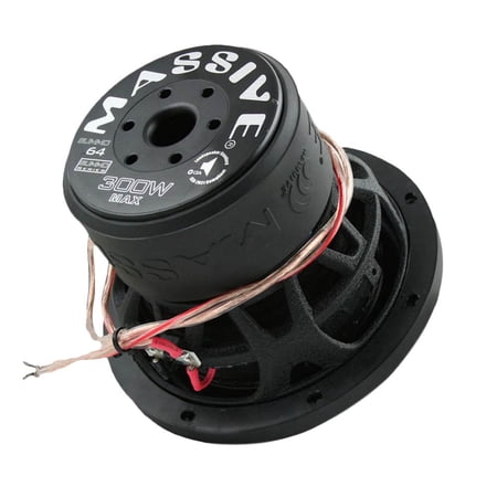 Massive Audio Pro Car Sound Summo64 6 Inch Single 4 Ohm 300 Watt