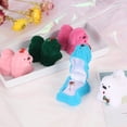thumbnail image 3 of Velvet Jewelry Box Organizer Cute Animal Wedding Ring Box Fruit Storage Case Earring Necklace Display Packaging Gift Accessories Dolphin, 3 of 6