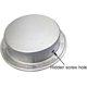 thumbnail image 4 of Set of 2 Round Recessed Handles for Sliding Door Stainless Steel Satin Brushed Round Sliding Door Handle - Silver, 4 of 5