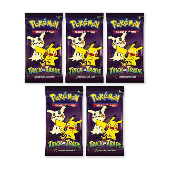 Pokémon TCG Trick or Trade 2023 BOOster Packs – Five Packs